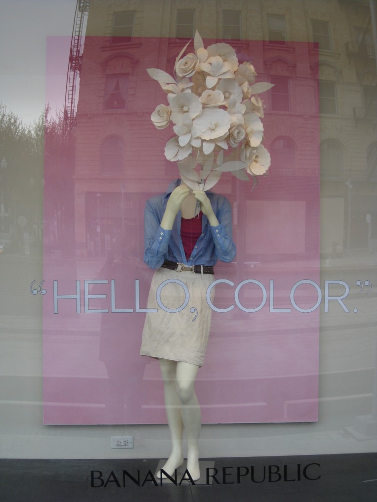 Spring at Banana Republic in Portland, Oregon
